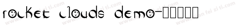 rocket clouds demo字体转换